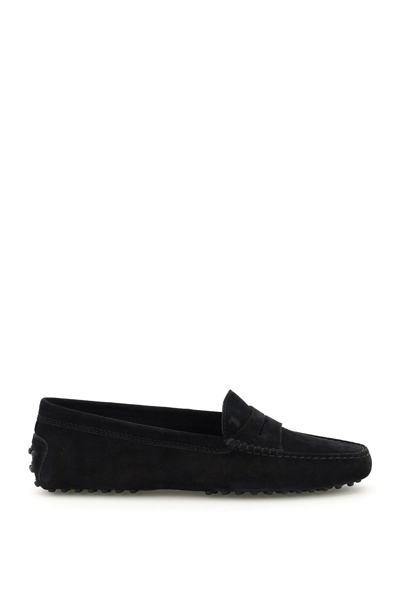 Tod's Gommino Driving Shoes In Black