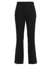 P.a.r.o.s.h Black Cropped Elasticated Pants In Black