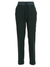 P.a.r.o.s.h Green Wool Pants In Green
