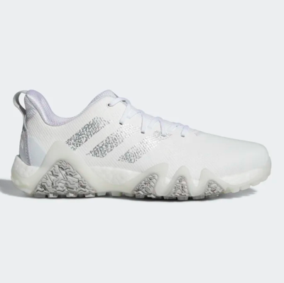Pre-owned Adidas Originals Adidas Code Chaos 22 Golf Shoes Sneakers - Cloud White/ Sliver (gx3932)