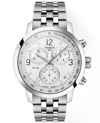 Tissot Prc 200 Chronograph Quartz Silver Dial Mens Watch T114.417.11.037.00 In Silver