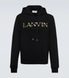 LANVIN EMBROIDERED COTTON HOODIE