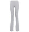 Dion Lee Slim Fit Light Reflective Ribbed Knit Pants In Silver