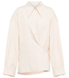 LEMAIRE COTTON POPLIN WRAP SHIRT