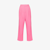 The Frankie Shop Bea Straight Leg Tailored Trousers In Pink