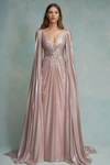 Jenny Packham Women's Celia Lurex Chiffon Gown