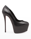 Christian Louboutin Women's Dolly Leather 160 Platform Pumps In Black