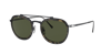 Persol Green Round Titanium Unisex Sunglasses Po5008st 801531 51 In Green