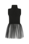 Red Valentino Knitted Peplum Top