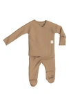 Bonsie Baby Skin To Skin Footie In Mocha