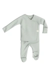 Bonsie Kids' Baby Skin To Skin Footie In Avocado