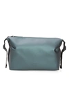 Rains Weekend Waterproof Toiletry Bag In 60 Silver Pine