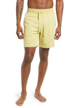 Alo Yoga Chill Shorts In Dusty Yellow