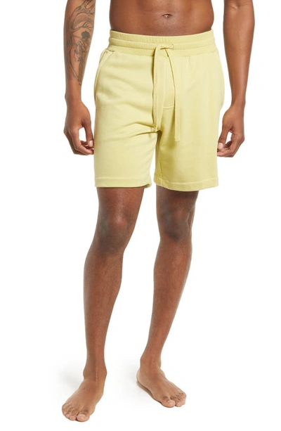 Alo Yoga Chill Shorts In Dusty Yellow