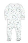1212 Babies' The Nightly Fitted One-piece Pajamas In Tiny Floral