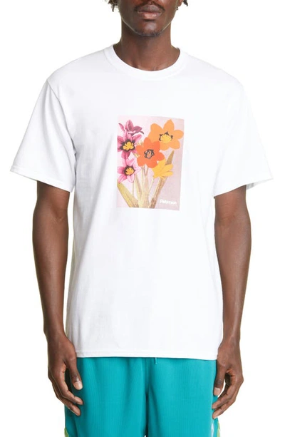 Paterson House Of Flowers Graphic Tee In White