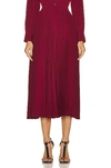 Co Women's Essentials Elastic-waist Pleated Skirt In Cabernet