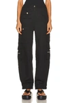 Eb Denim Cargo Pants In Black