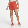 Nike Women's  Sportswear Phoenix Fleece High-waisted Shorts In Orange