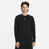 Nike Women's  Sportswear Phoenix Fleece Crew-neck Sweatshirt In Black