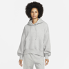 Nike Women's  Sportswear Phoenix Fleece Over-oversized Pullover Hoodie In Dark Grey Heather/sail