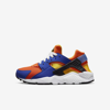 Nike Huarache Run Big Kids' Shoes In Hyper Royal,safety Orange,black,yellow Ochre