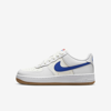 Nike Air Force 1 Big Kids' Shoes In White,summit White,university Red,game Royal