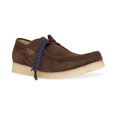Pre-owned Clarks Mens Originals Wallabee Suede Shoes (brown)