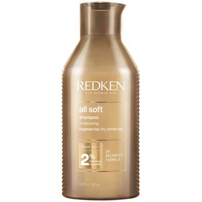 Redken All Soft Shampoo For Dry, Brittle Hair 500ml