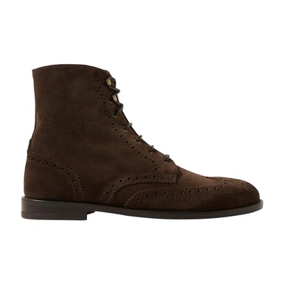 Scarosso Stefania Boots In Brown - Suede