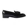Scarosso Sienna Loafers In Black Polished Calf