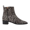 Scarosso Alba Boots In Zebra Pony