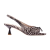 Scarosso Bella Zebra-print Pumps In Zebra Print Pony