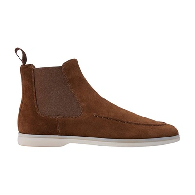 Scarosso Eugenio Boots In Tobacco - Suede