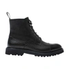 Scarosso Ankle-length Lace-up Boots In Black Calf