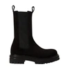 Scarosso Naomi Suede Boots In Black Suede