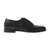 Scarosso Judy Lace-up Leather Brogues In Black Calf