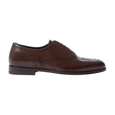 Scarosso Judy Brogues In Brown Calf