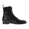 Scarosso Archie Lace-up Boots In Black Calf