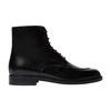 Scarosso Ben Lace-up Boots In Black Calf
