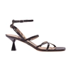 Scarosso Sally Sandals In Black Calf