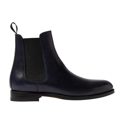 Scarosso Elena Boots In Blue - Calf