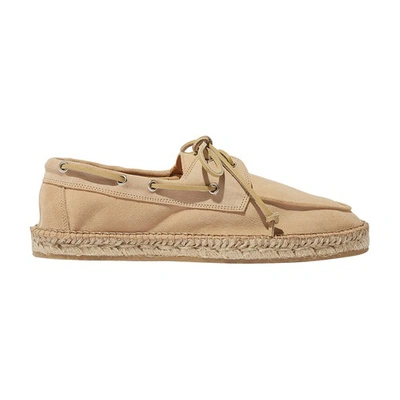 Scarosso Felipe Espadrilles In Beige - Suede Leather