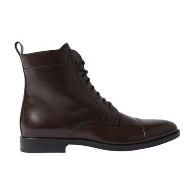 Scarosso Dante Boots In Dark Brown Calf