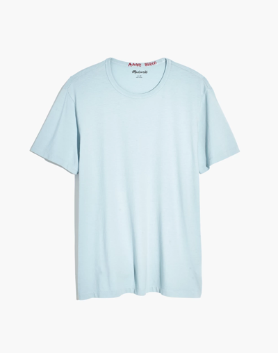Madewell Garment-dyed Allday Crewneck Tee In Cool Dawn