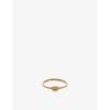 Monica Vinader Siren 18ct Yellow Gold-plated Vermeil Sterling Silver Ring