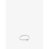 Monica Vinader Siren Muse Sterling Silver And 0.003ct Diamond Ring In Silver