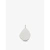 Monica Vinader Siren Recycled Sterling-silver Pendant Charm In Silver