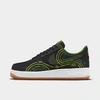 Nike Air Force 1 Lv8 "ny Vs Ny" Sneakers In Black/treeline/white/carbon Green