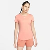 Nike Women's Dri-fit One Luxe Slim Fit Short-sleeve Top In Orange